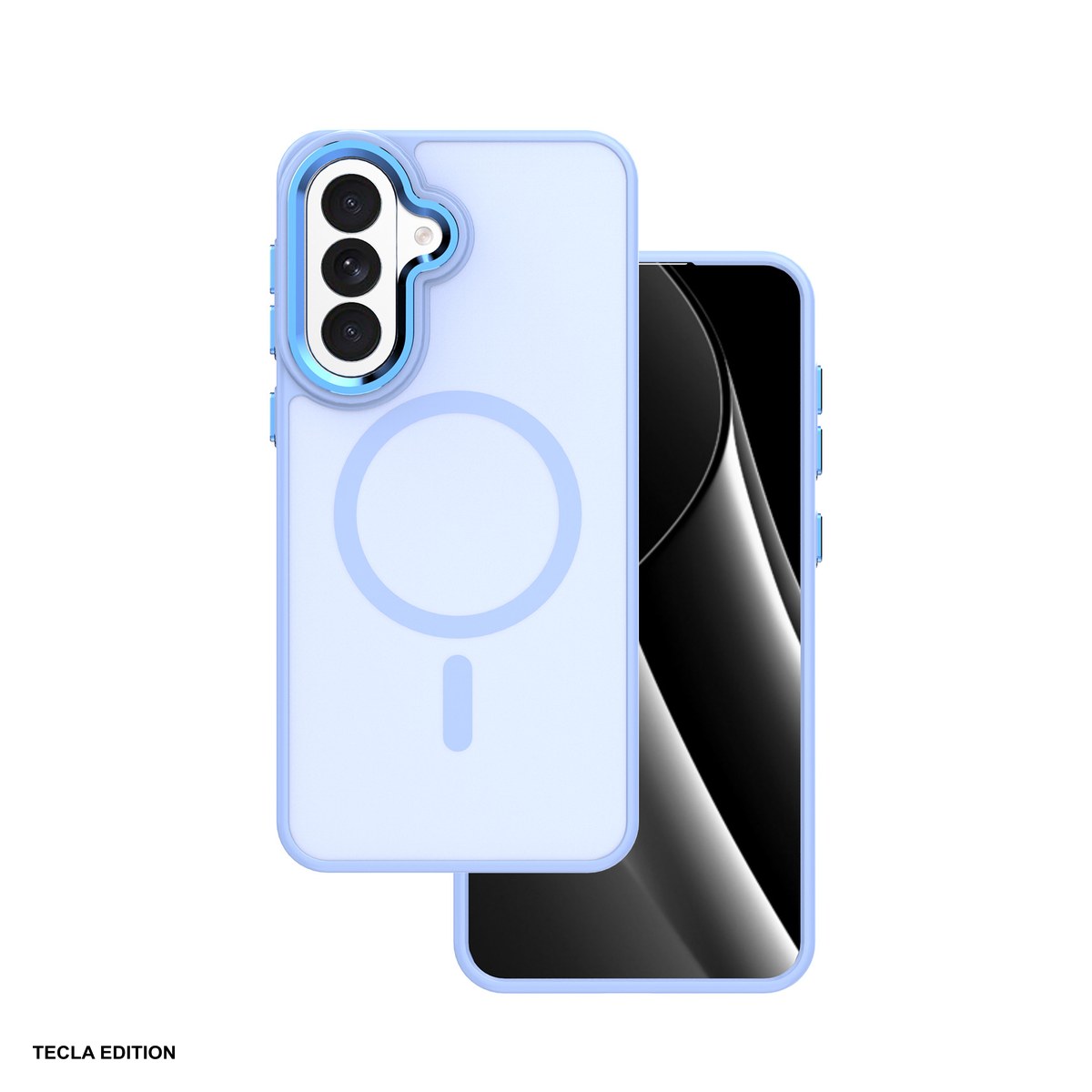 Huse si protectii pentru Samsung - Husa Frozen Mag pentru Samsung Galaxy A57 5G, Carcasa magnetica, Albastru