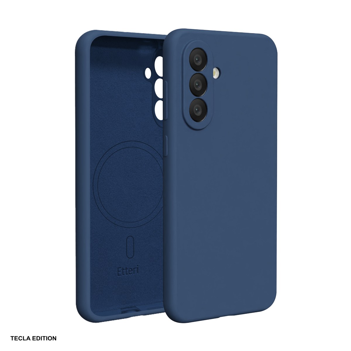 Huse si protectii pentru Samsung - Husa Etteri Silicone Mag pentru Samsung Galaxy A57 5G, Carcasa magnetica, Albastru