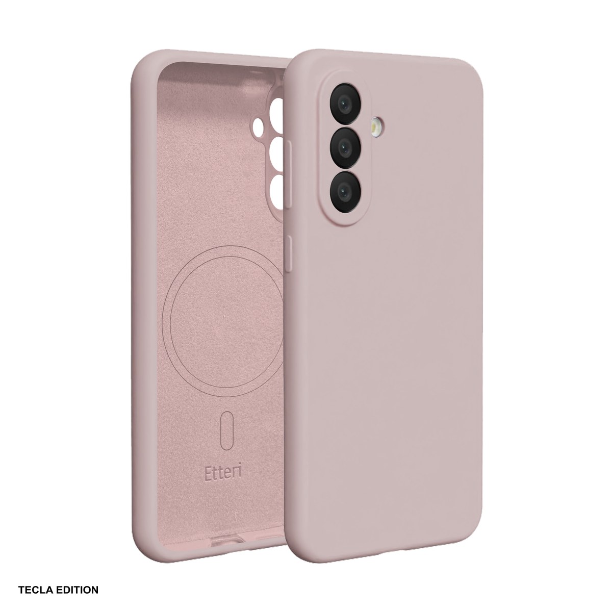 Huse si protectii pentru Samsung - Husa Etteri Silicone Mag pentru Samsung Galaxy A57 5G, Carcasa magnetica, Roz