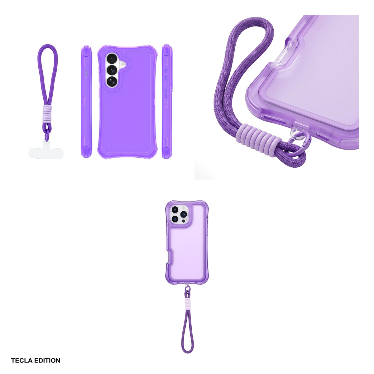 Husa Safepop strap pentru Samsung Galaxy S26 Plus, Carcasa, Mov [4]