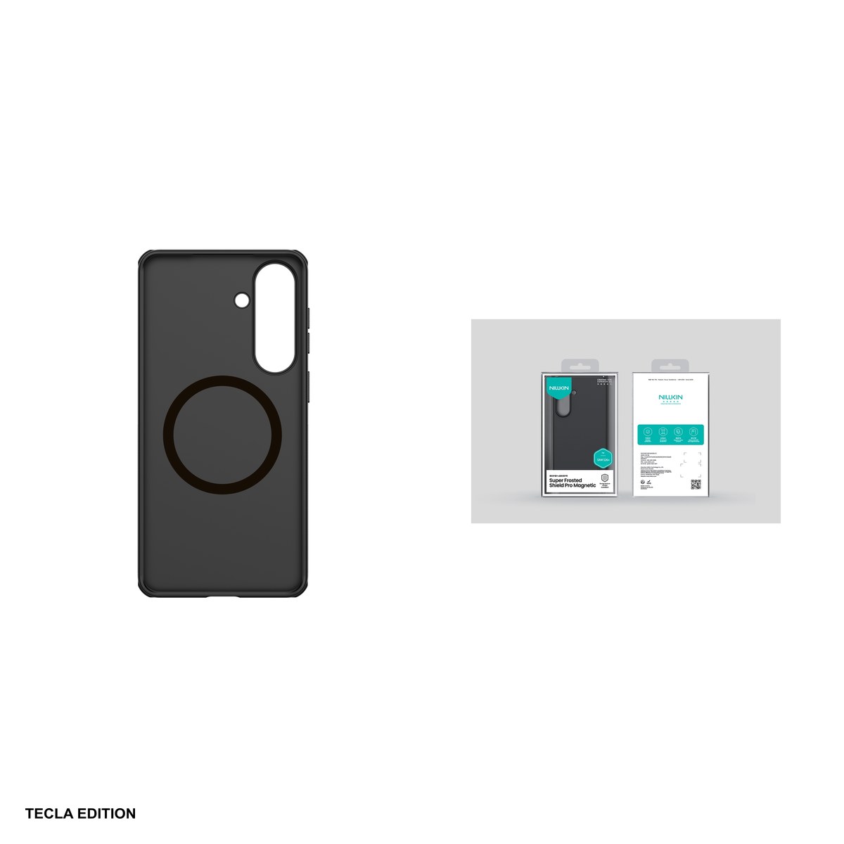 Husa Nillkin Super Frosted Shield Pro pentru Samsung Galaxy S26 Plus, Carcasa magnetica, Negru [5]