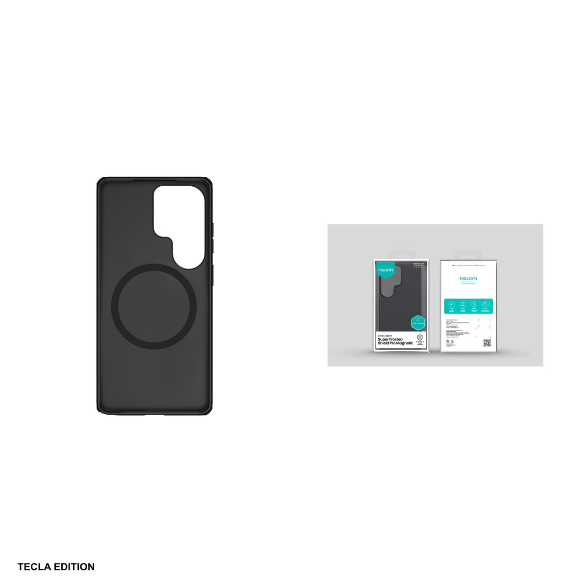 Husa Nillkin Super Frosted Shield Pro pentru Samsung Galaxy S26 Ultra, Carcasa magnetica, Negru [5]