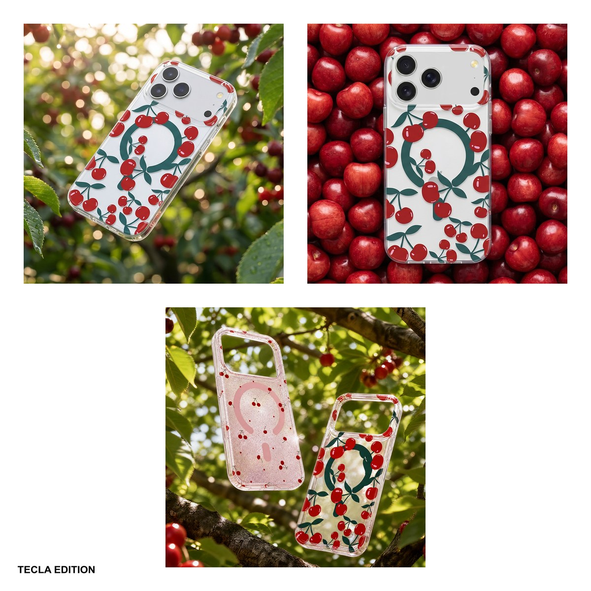 Husa Cherry Mag pentru Apple iPhone 16, Carcasa magnetica, Transparent [6]