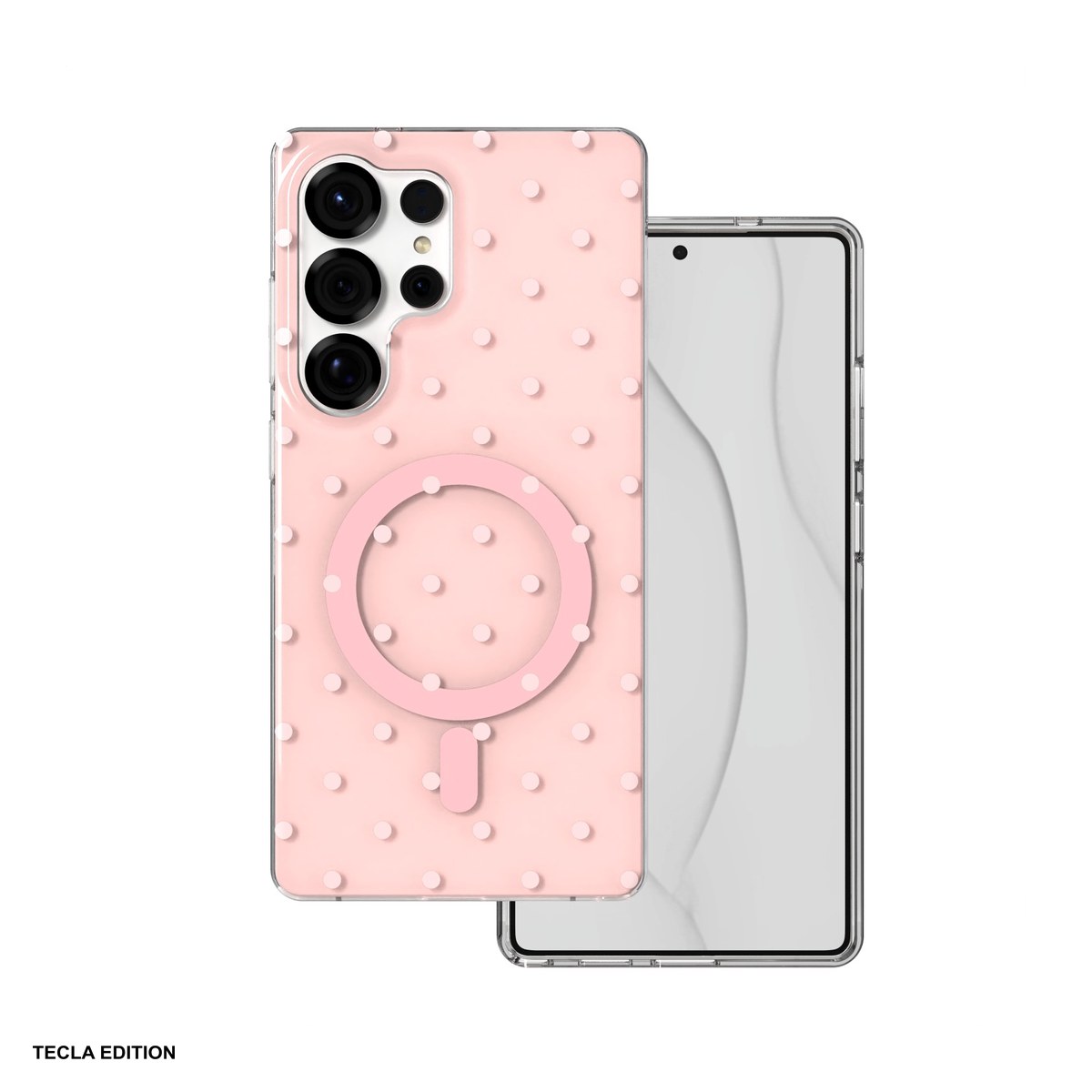 Huse si protectii pentru Samsung - Husa Bubble Dots Mag pentru Samsung Galaxy S25 Ultra, Carcasa magnetica, Roz