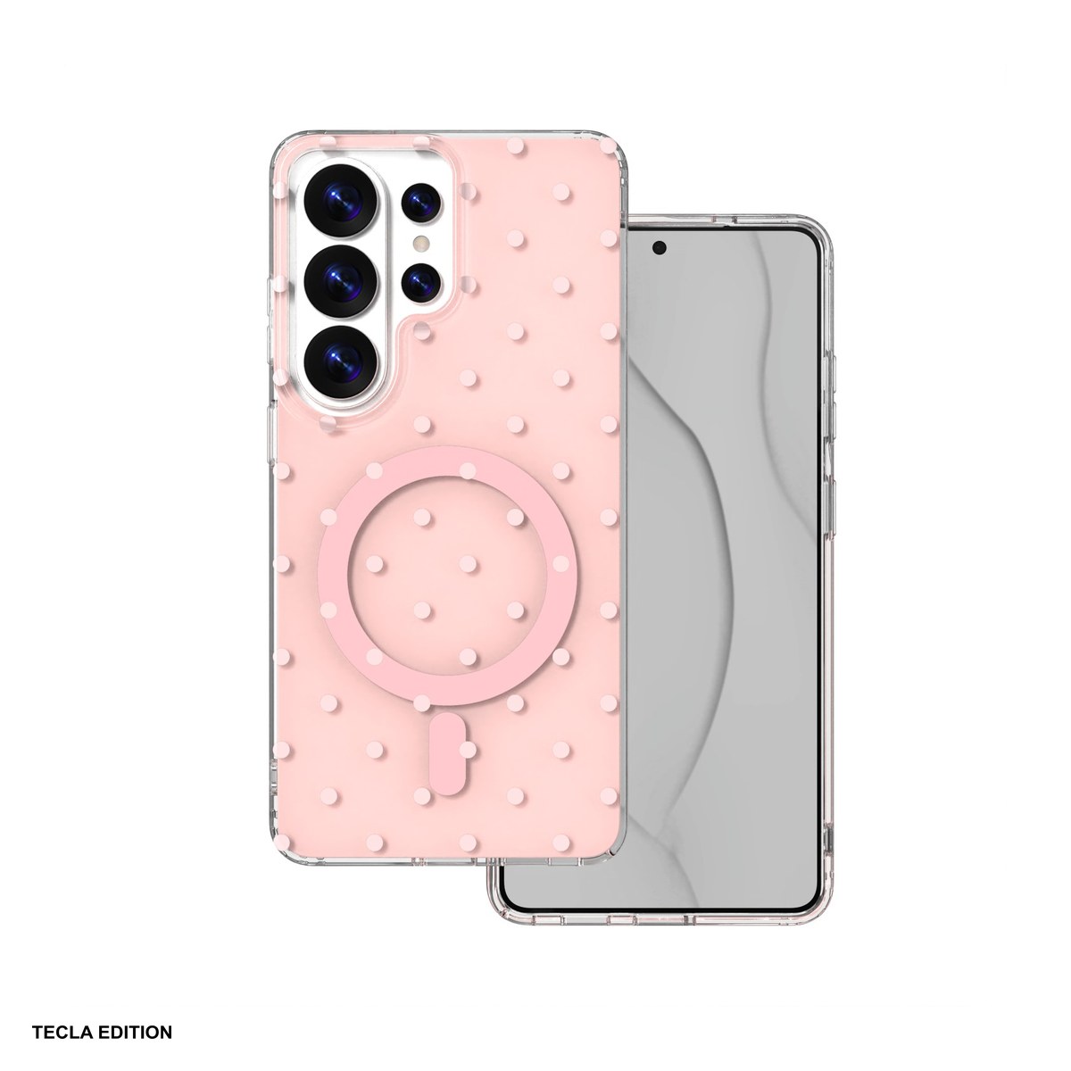 Huse si protectii pentru Samsung - Husa Bubble Dots Mag pentru Samsung Galaxy S26 Ultra, Carcasa magnetica, Roz