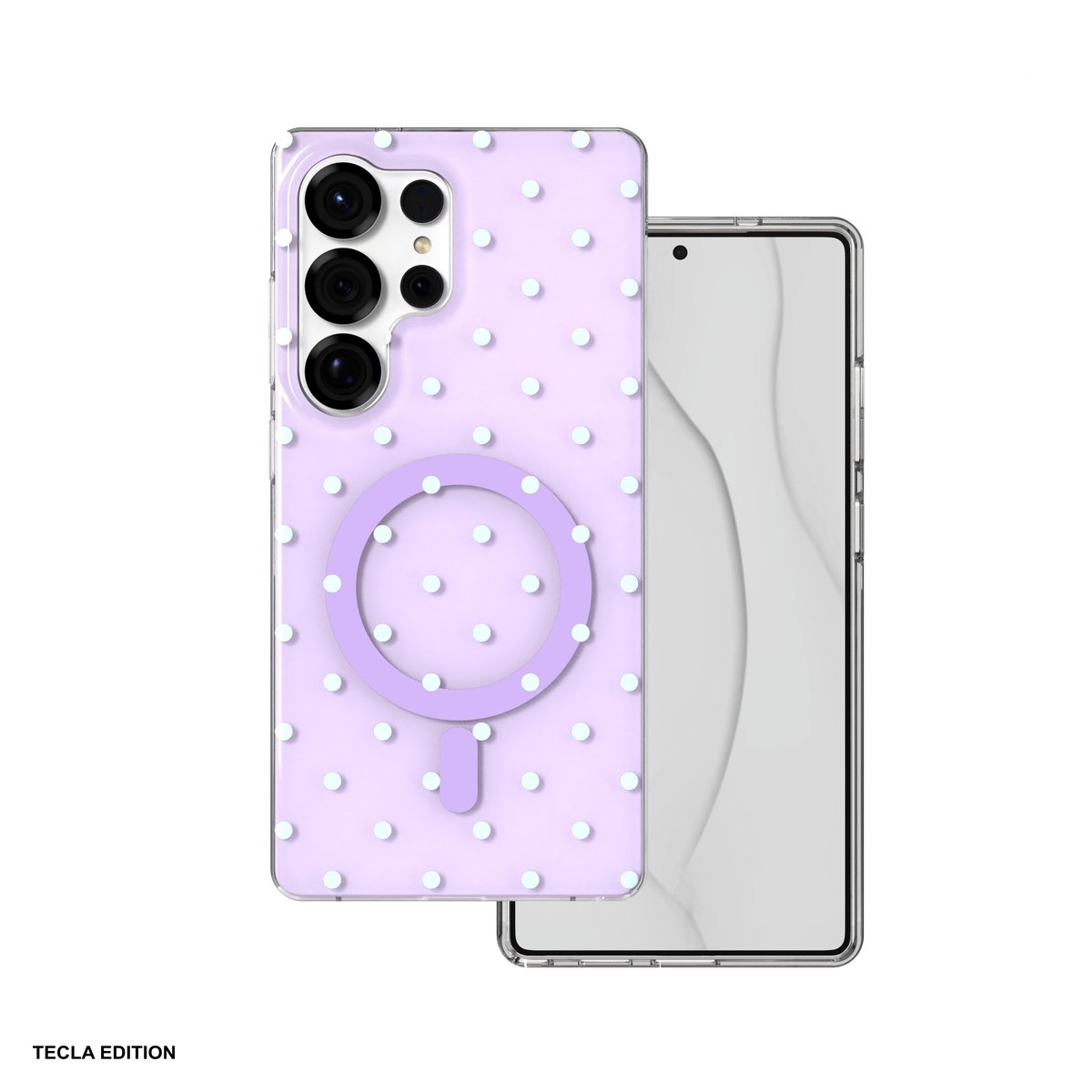 Huse si protectii pentru Samsung - Husa Bubble Dots Mag pentru Samsung Galaxy S25 Ultra, Carcasa magnetica, Mov