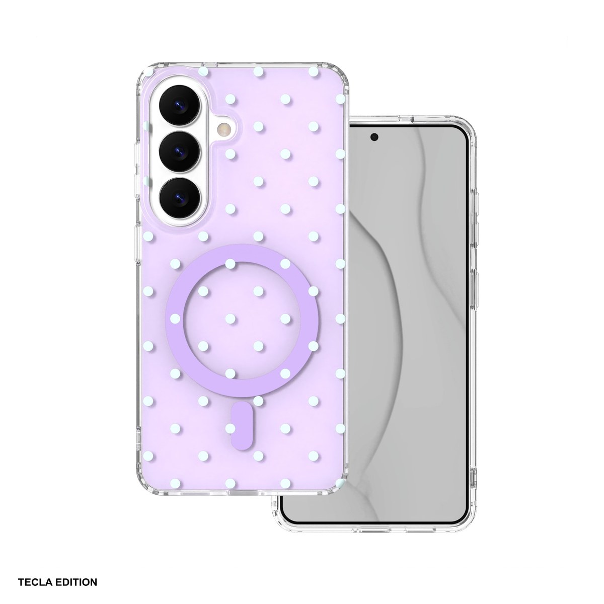 Huse si protectii pentru Samsung - Husa Bubble Dots Mag pentru Samsung Galaxy S26, Carcasa magnetica, Mov