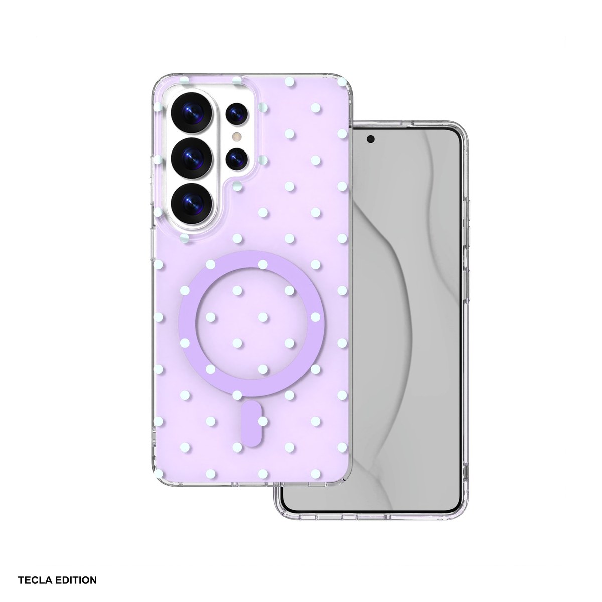 Huse si protectii pentru Samsung - Husa Bubble Dots Mag pentru Samsung Galaxy S26 Ultra, Carcasa magnetica, Mov