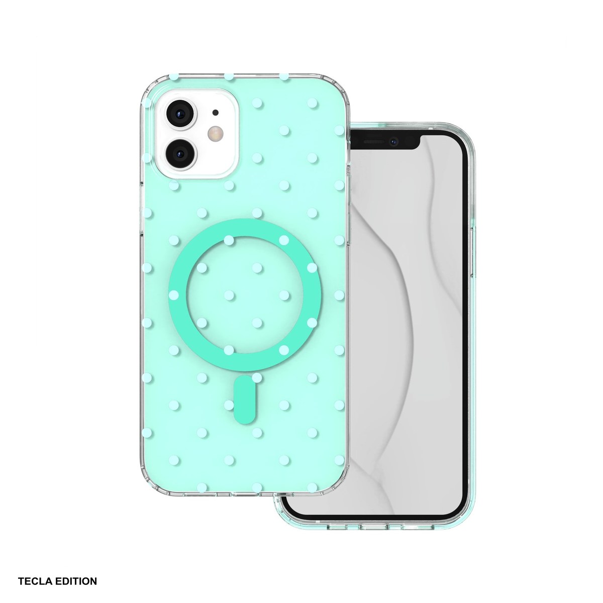 Huse si protectii pentru iPhone - Husa Bubble Dots Mag pentru Apple iPhone 11, Carcasa magnetica, Verde