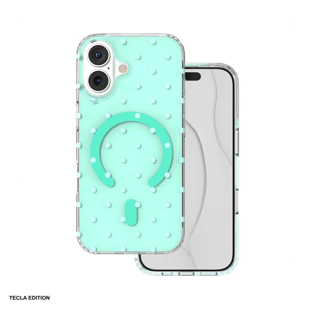 Huse si protectii pentru iPhone - Husa Bubble Dots Mag pentru Apple iPhone 17, Carcasa magnetica, Verde