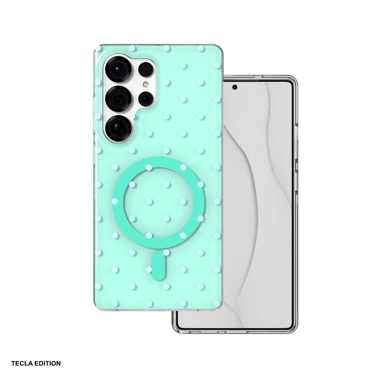 Huse si protectii pentru Samsung - Husa Bubble Dots Mag pentru Samsung Galaxy S25 Ultra, Carcasa magnetica, Verde