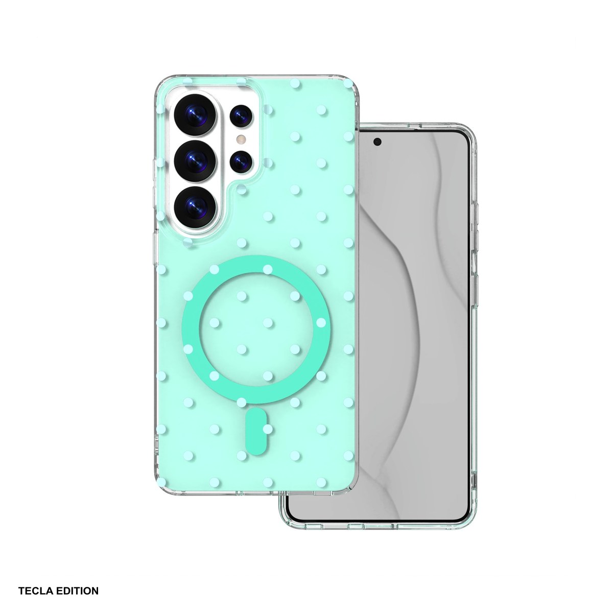 Huse si protectii pentru Samsung - Husa Bubble Dots Mag pentru Samsung Galaxy S26 Ultra, Carcasa magnetica, Verde