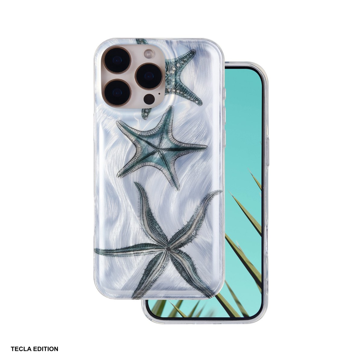 Huse si protectii pentru iPhone - Husa Ultra Trendy Summer starfish pentru Apple iPhone 15 Pro, Carcasa, Imprimeu
