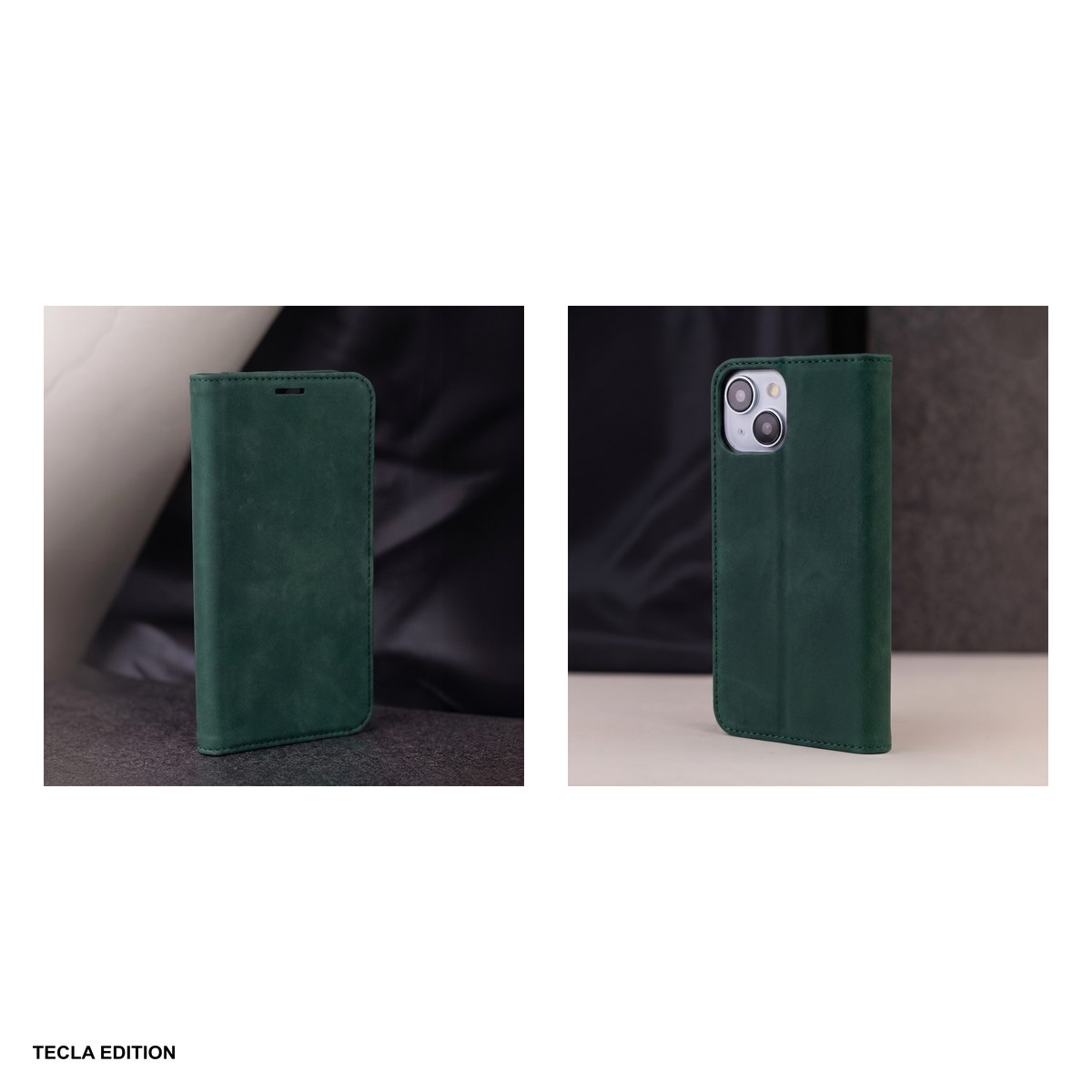 Husa Smart Suede pentru Honor 600, 600 Pro, tip carte cu inchidere magnetica, Verde [7]