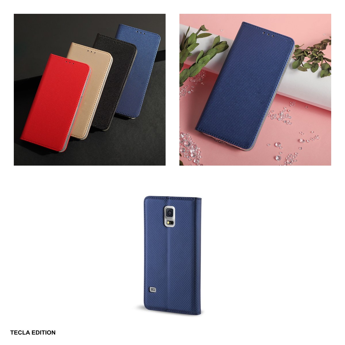 Husa Smart Magnet pentru Xiaomi 17T, tip carte cu inchidere magnetica, Albastru [5]