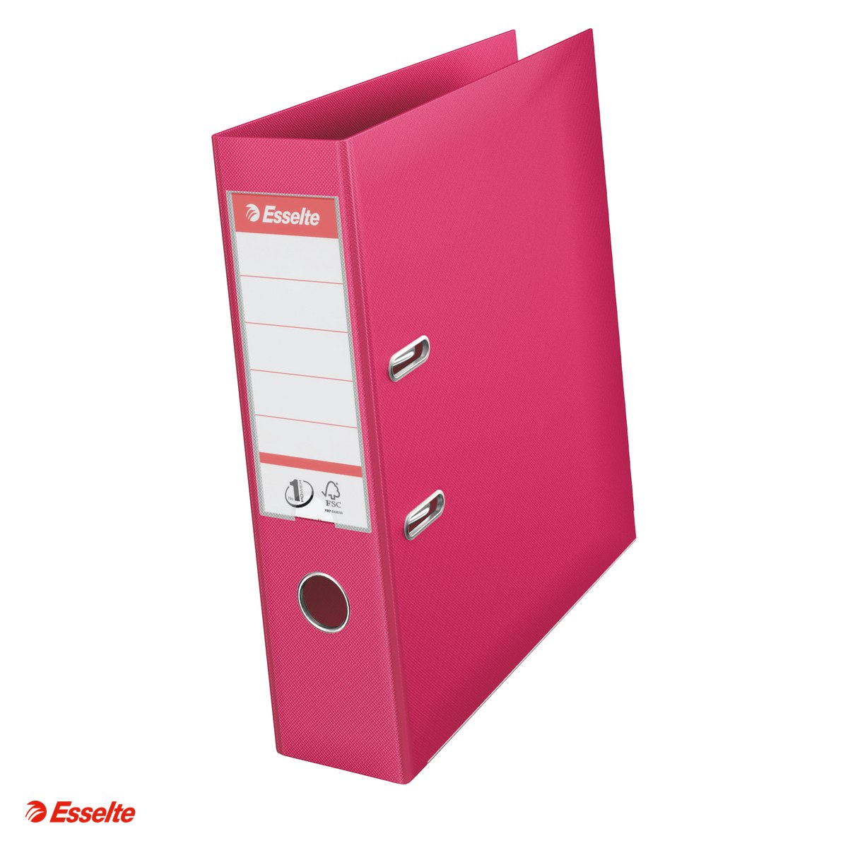 Organizare si arhivare - Biblioraft Esselte No.1 Power, PP/PP, A4, 75 mm, capacitate 500 coli (80 g/mp), fuchsia