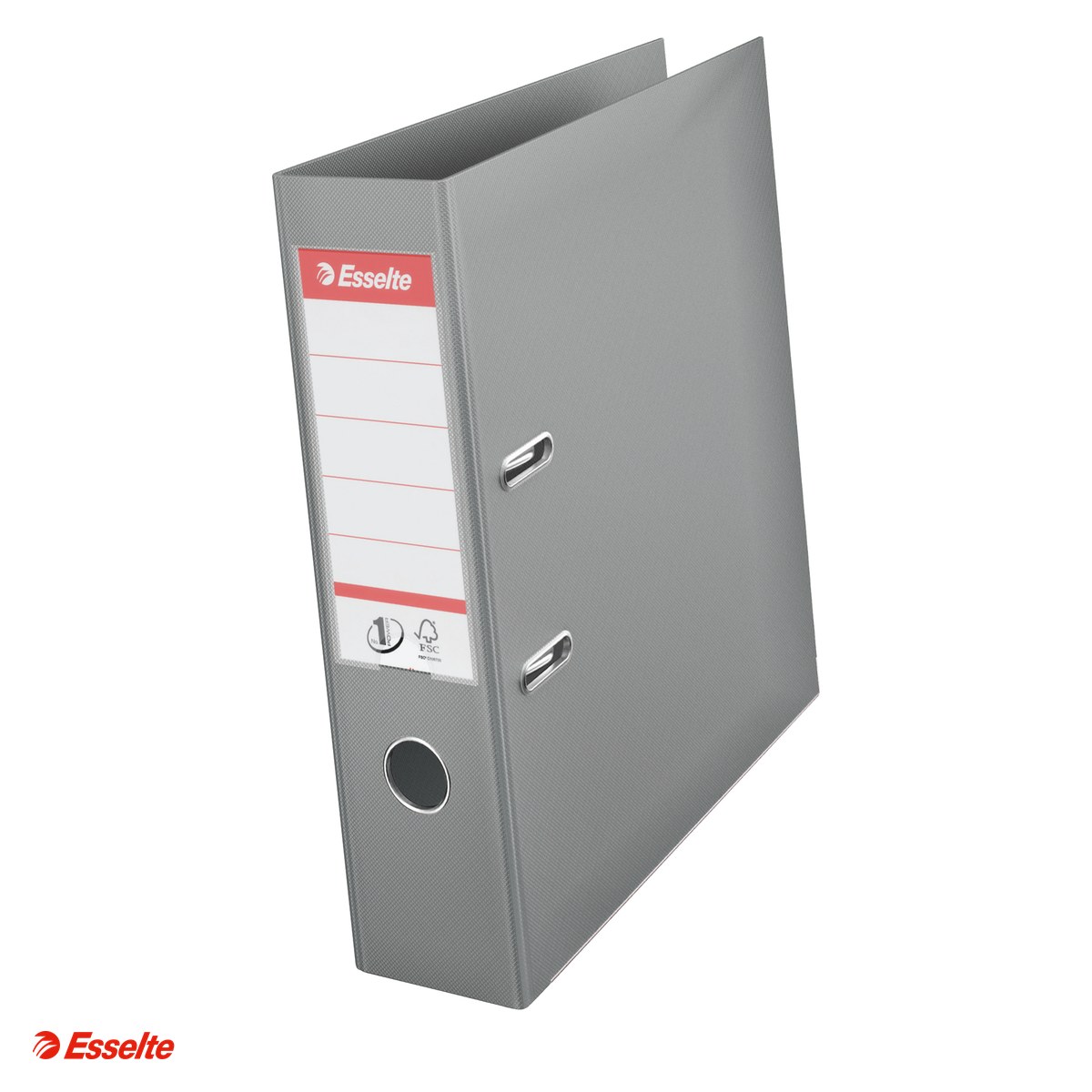 Organizare si arhivare - Biblioraft Esselte No.1 Power, PP/PP, A4, 75 mm, capacitate 500 coli (80 g/mp), gri