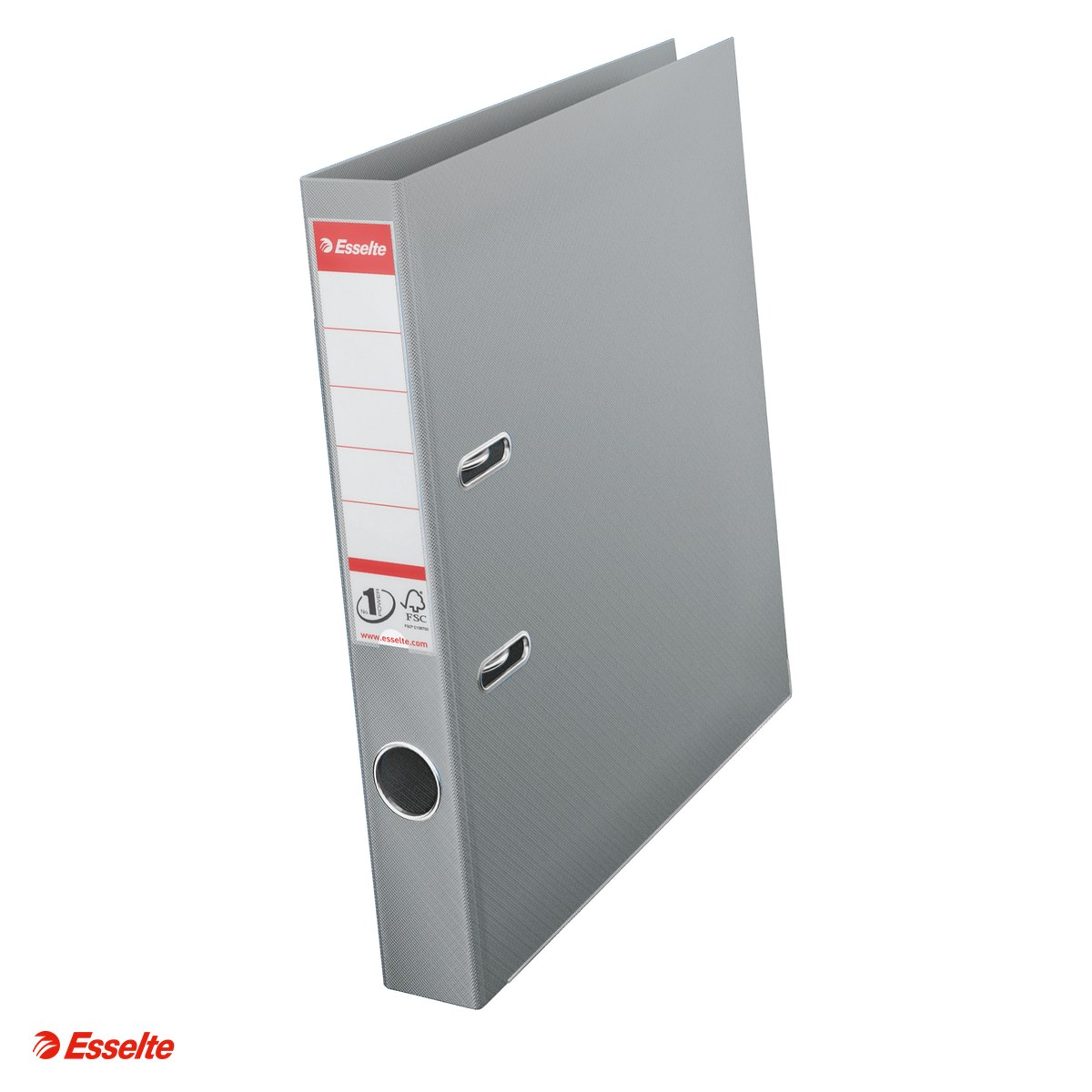 Organizare si arhivare - Biblioraft Esselte No.1 Power, PP/PP, A4, 50 mm, capacitate 350 coli (80 g/mp), gri