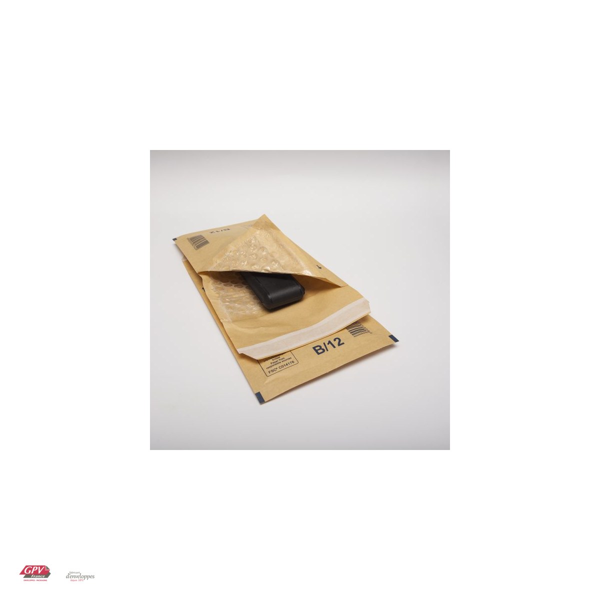 Set 10 plicuri cu bule de aer GPV B12, exterior 140x225 mm, interior 120x215 mm, hartie kraft maro 80 g/mp [4]