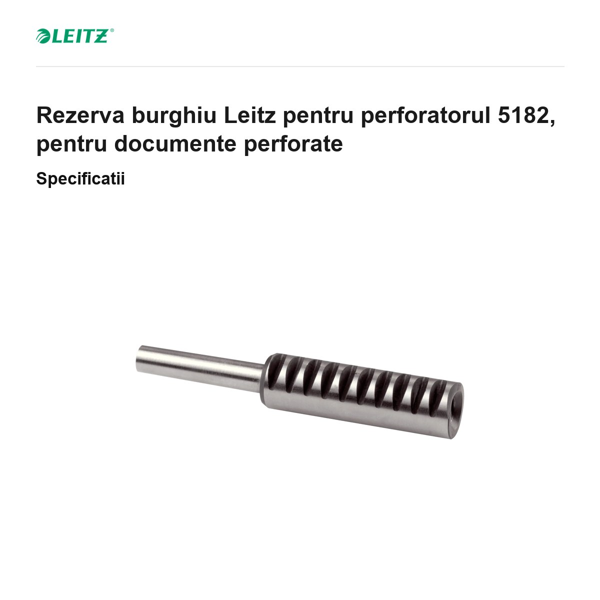 Rezerva burghiu Leitz pentru perforatorul 5182, pentru documente perforate [3]