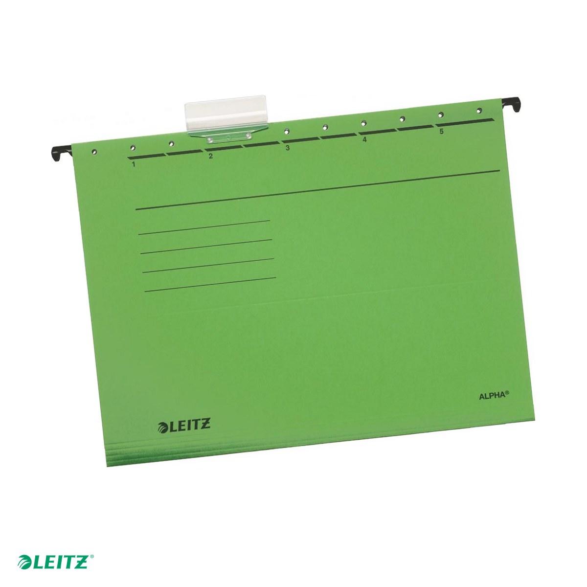 Dosare suspendabile - Dosar suspendabil Leitz Alpha, carton, A4, pentru arhivare, verde