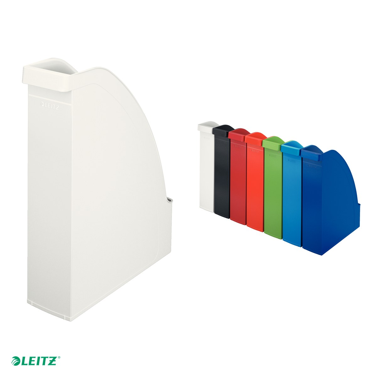 Suport vertical Leitz Plus, pentru documente, PS, A4, capacitate 70 mm, alb [5]