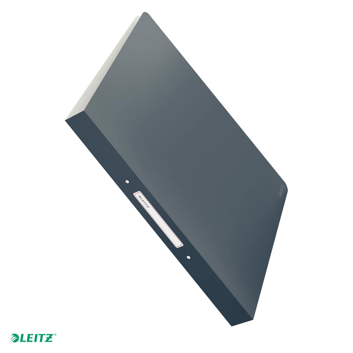 Caiete mecanice - Caiet mecanic Leitz Cosy, PP, A4, mecanism 2 RR, inel 25 mm, coperta moale, capacitate 190 coli (80 g/mp), pentru prezentare, gri Antracit