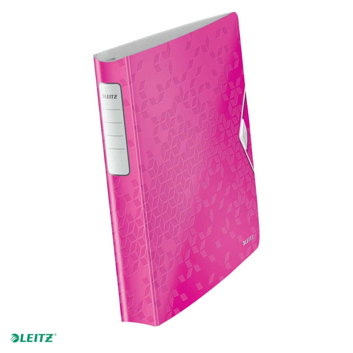 Caiete mecanice - Caiet mecanic Leitz Active WOW SoftClick, polyfoam, A4, mecanism 4DR, inel 30 mm, capacitate 280 coli (80 g/mp), pentru arhivare, roz
