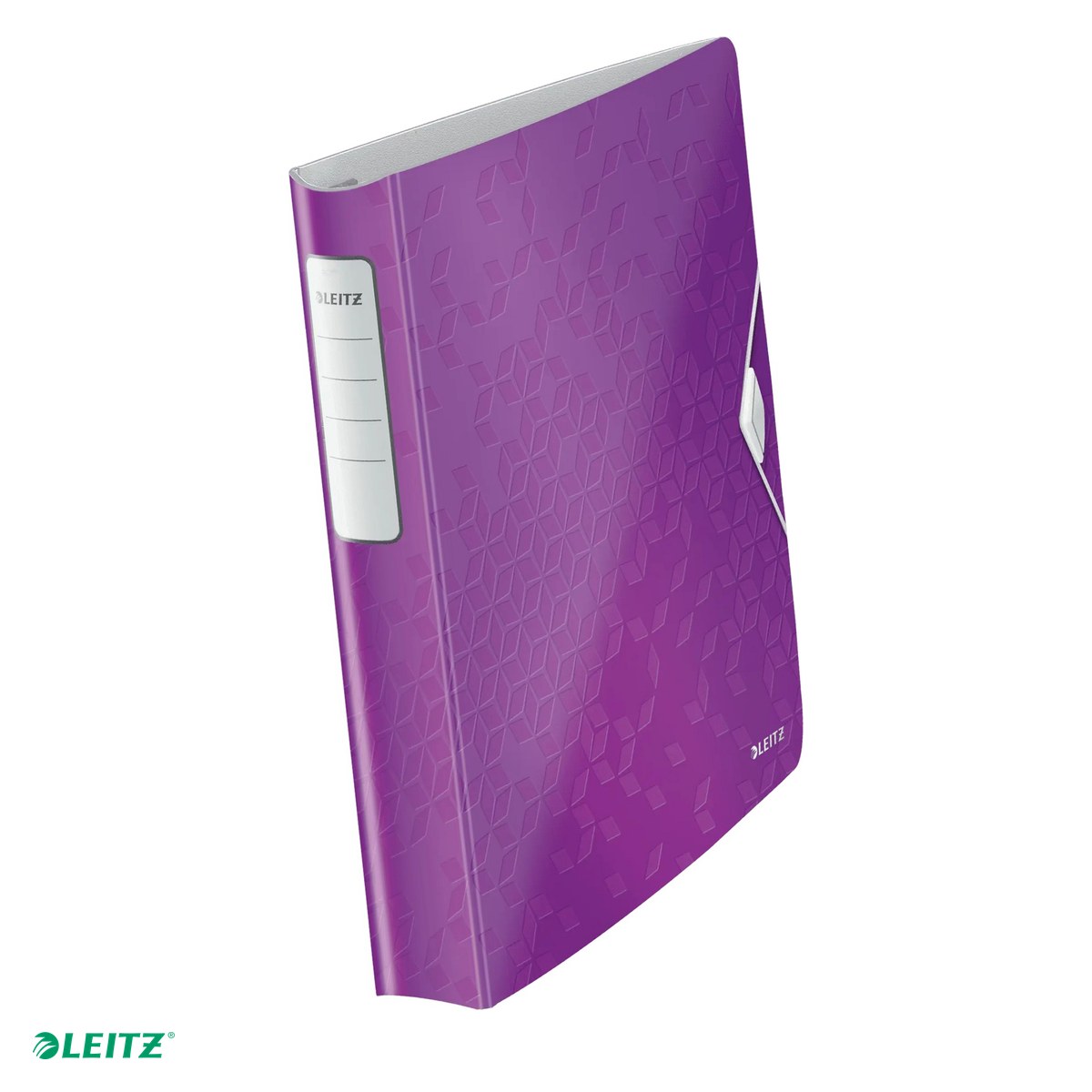 Caiete mecanice - Caiet mecanic Leitz Active WOW SoftClick, polyfoam, A4, mecanism 4DR, inel 30 mm, capacitate 280 coli (80 g/mp), pentru arhivare, mov