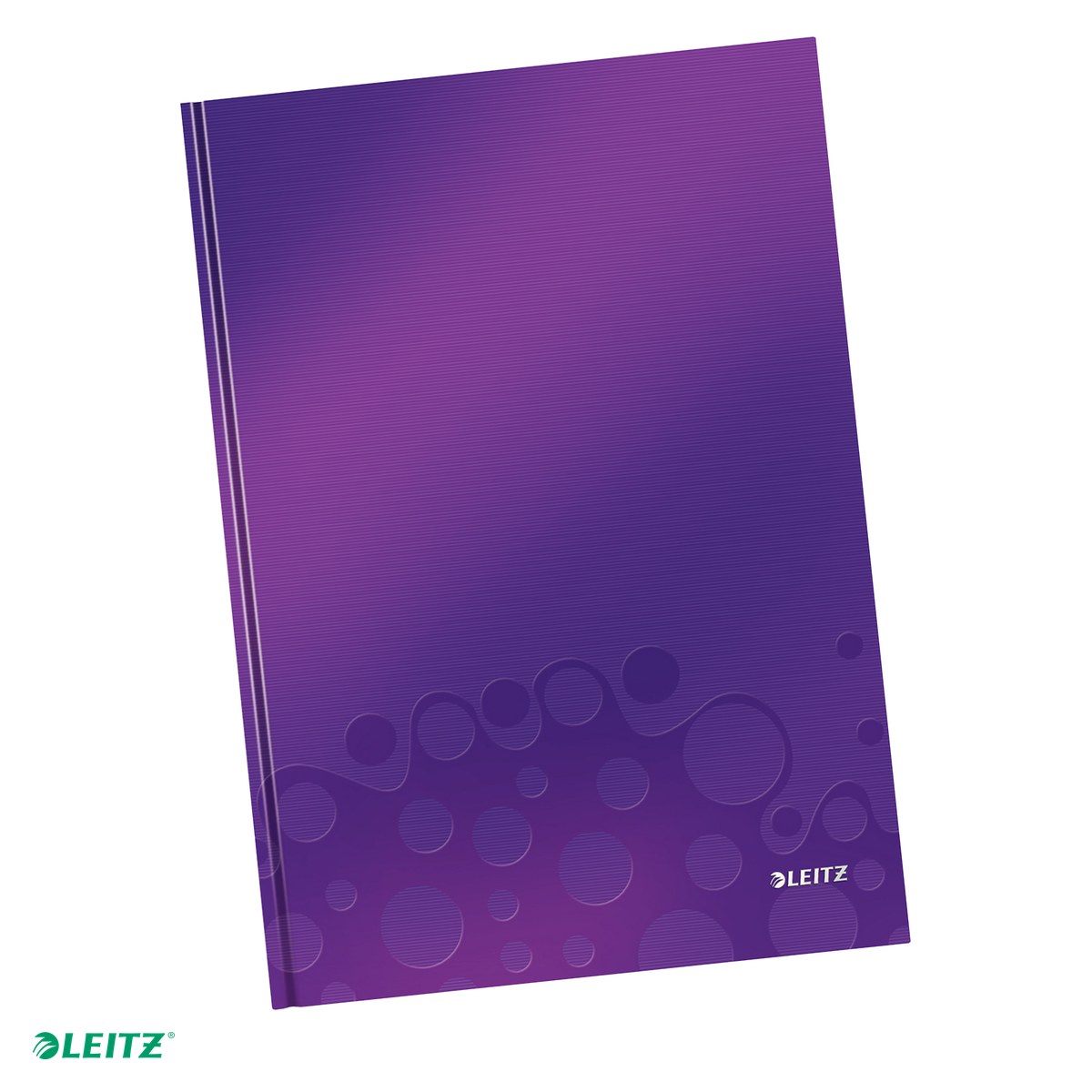 Caiete A4 - Caiet birou A4 aritmetica coperta carton Leitz Wow, 80 file, mov