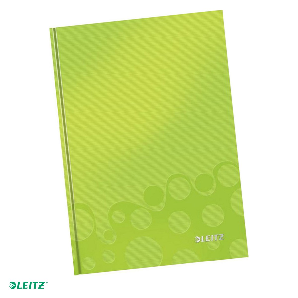 Caiete A5 - Caiet birou A5 dictando Leitz Wow, carton 90 g/mp, 80 file, verde