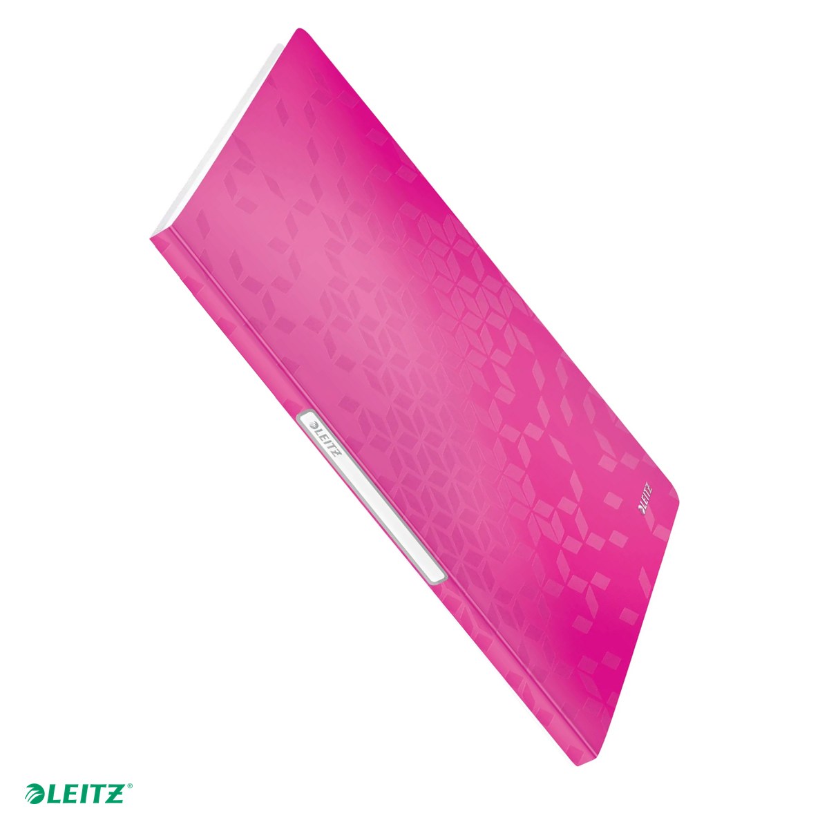 Mape de prezentare - Mapa de prezentare Leitz WOW, coperta moale, PP, A4, 20 de folii, capacitate 40 de coli (2 coli per fila,(80 g/mp), roz