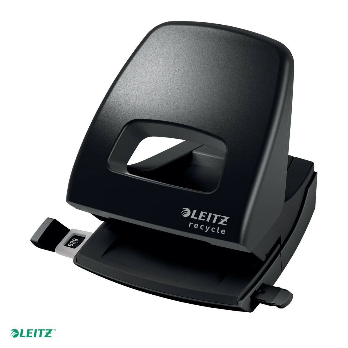 Perforator plastic Leitz Recycle NeXXt Series, perforare 30 coli, pentru documente perforate, negru [1]