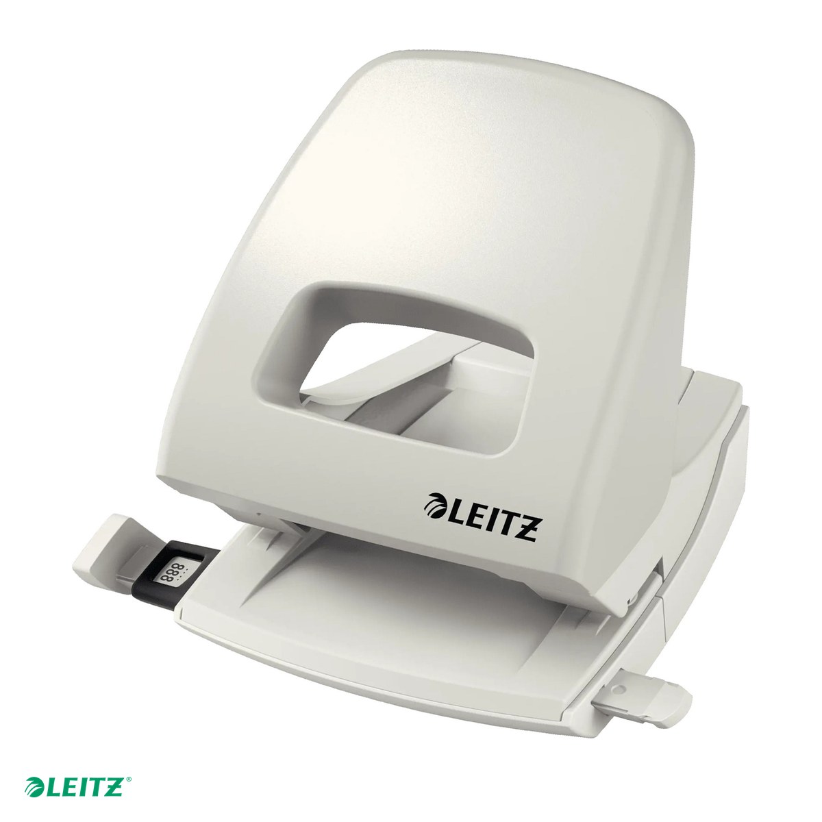 Perforator plastic Leitz 5005 NeXXt Series, perforare 25 coli, pentru documente perforate, gri [1]