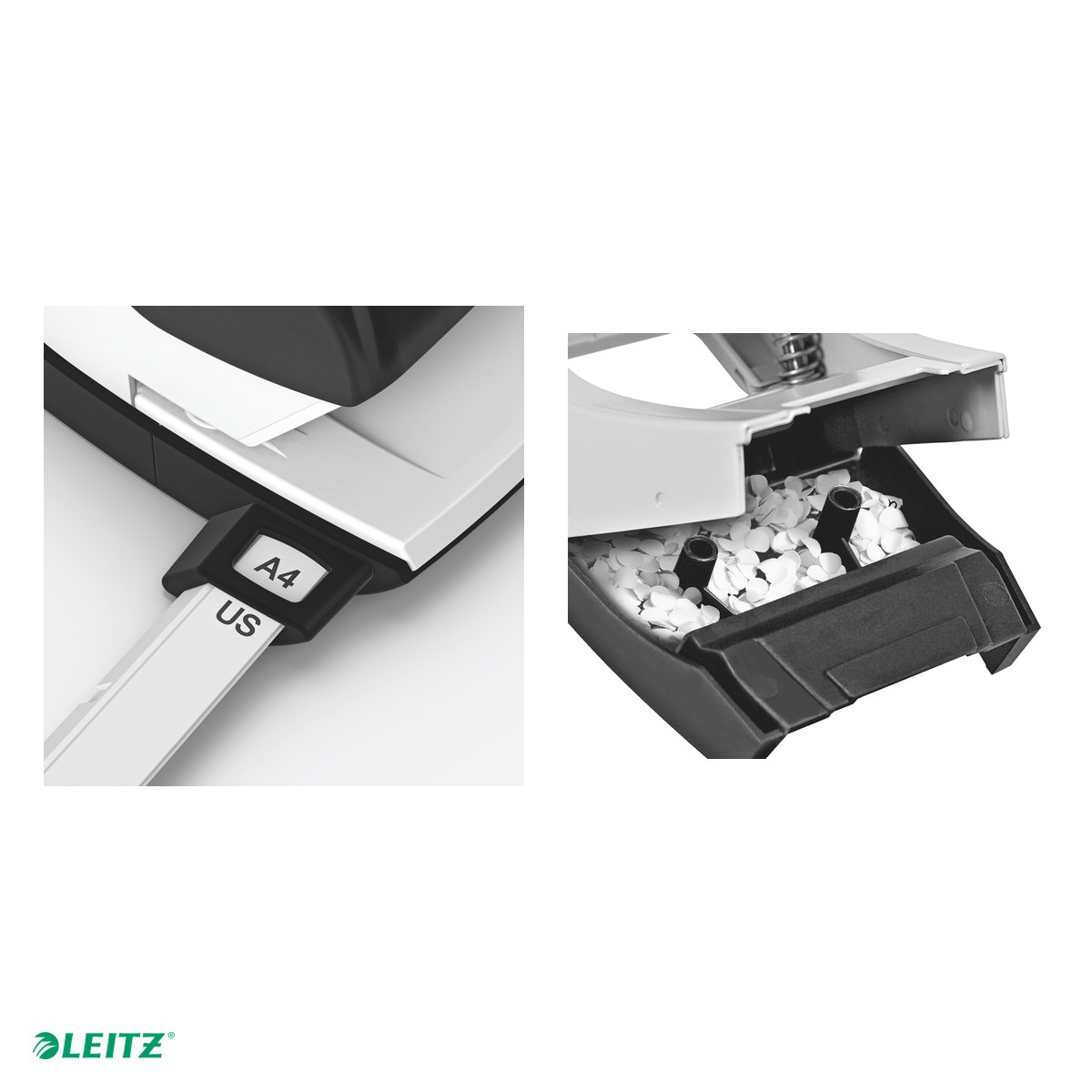 Perforator metalic Leitz Style 5006 NeXXt Series, perforare 30 coli, pentru documente perforate, fistic [5]