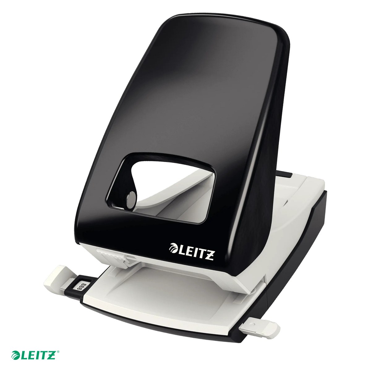 Tehnica de birou - Perforator metalic Leitz 5138 NeXXt Series, perforare 40 coli, pentru documente perforate, negru