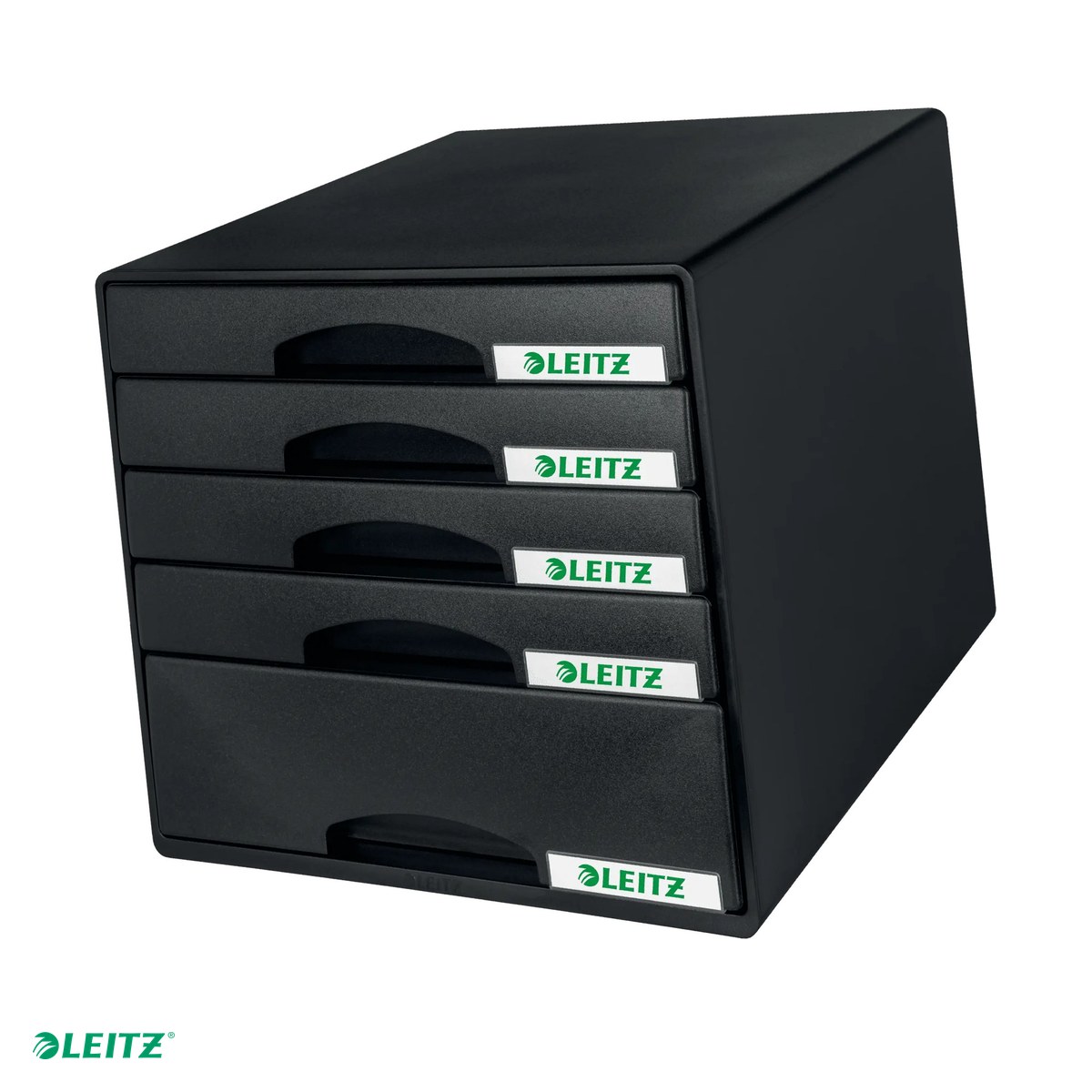 Organizare si arhivare - Suport cu sertare Leitz Plus, pentru arhivare, negru