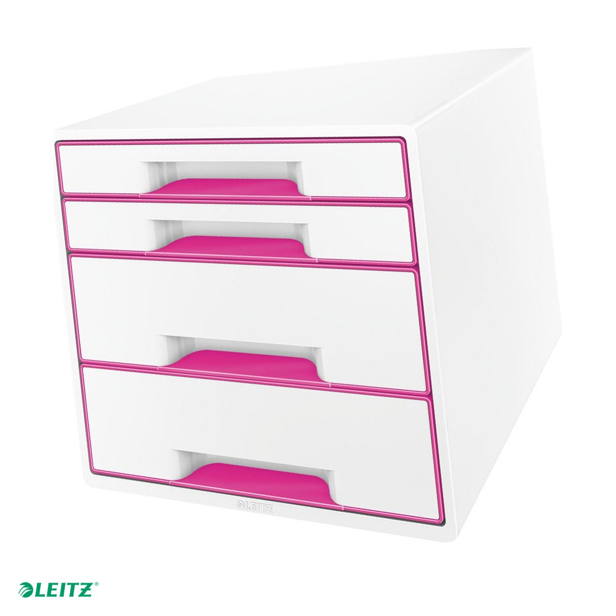Organizare si arhivare - Cabinet cu sertare Leitz WOW, 4 sertare, roz