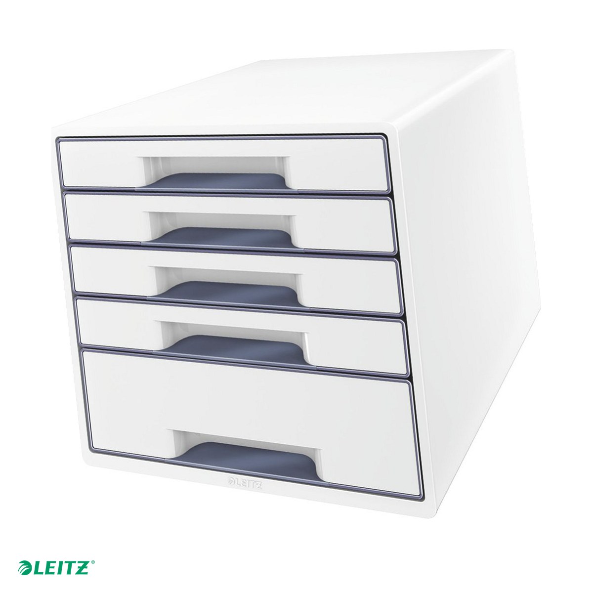 Organizare si arhivare - Cabinet cu sertare Leitz WOW, 5 sertare, alb