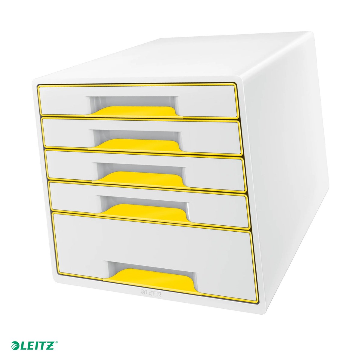 Organizare si arhivare - Cabinet cu sertare Leitz WOW, 5 sertare, galben