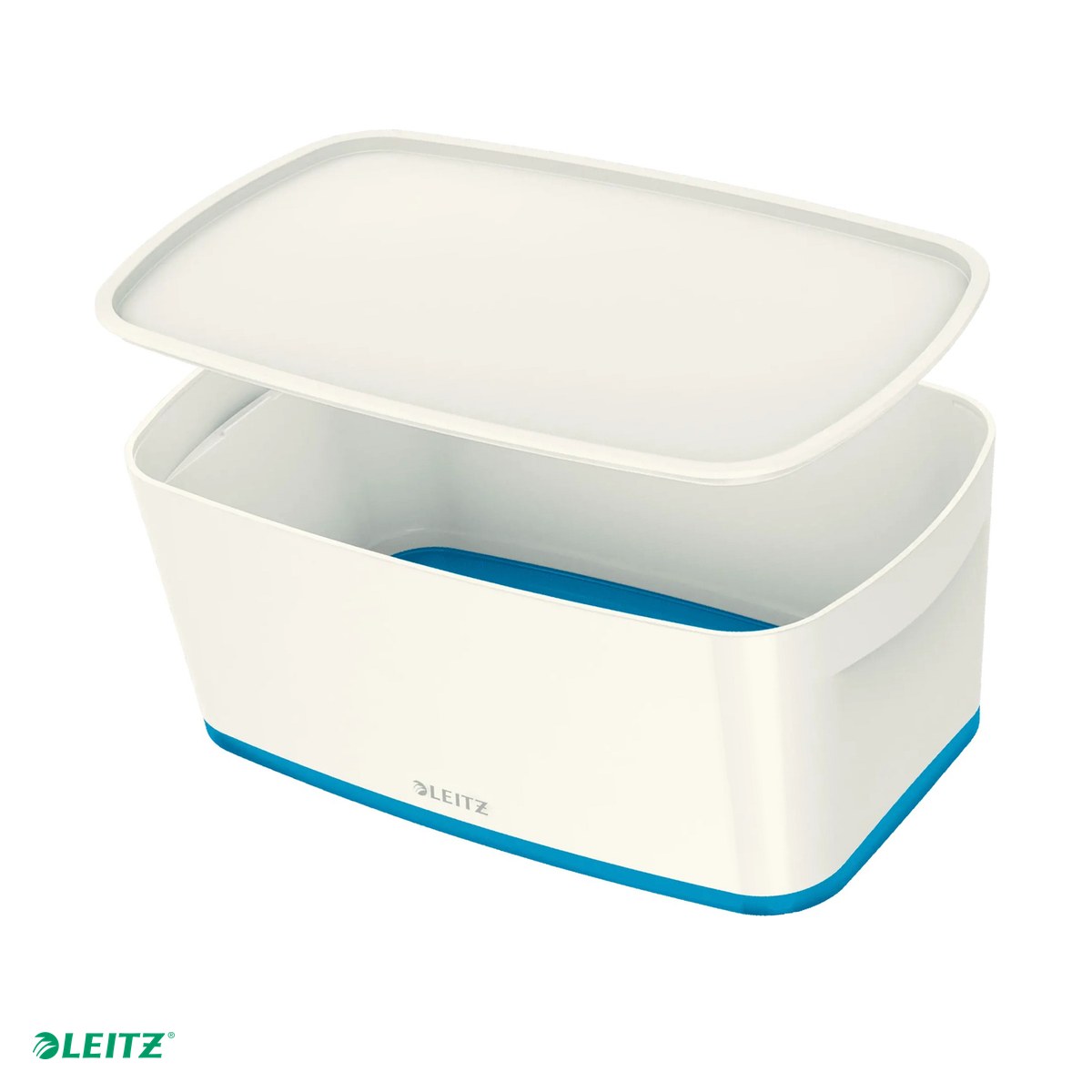 Cutii depozitare - Cutie depozitare Leitz WOW MyBox, cu capac, 31x12x19 cm, capacitate 5 l, albastru