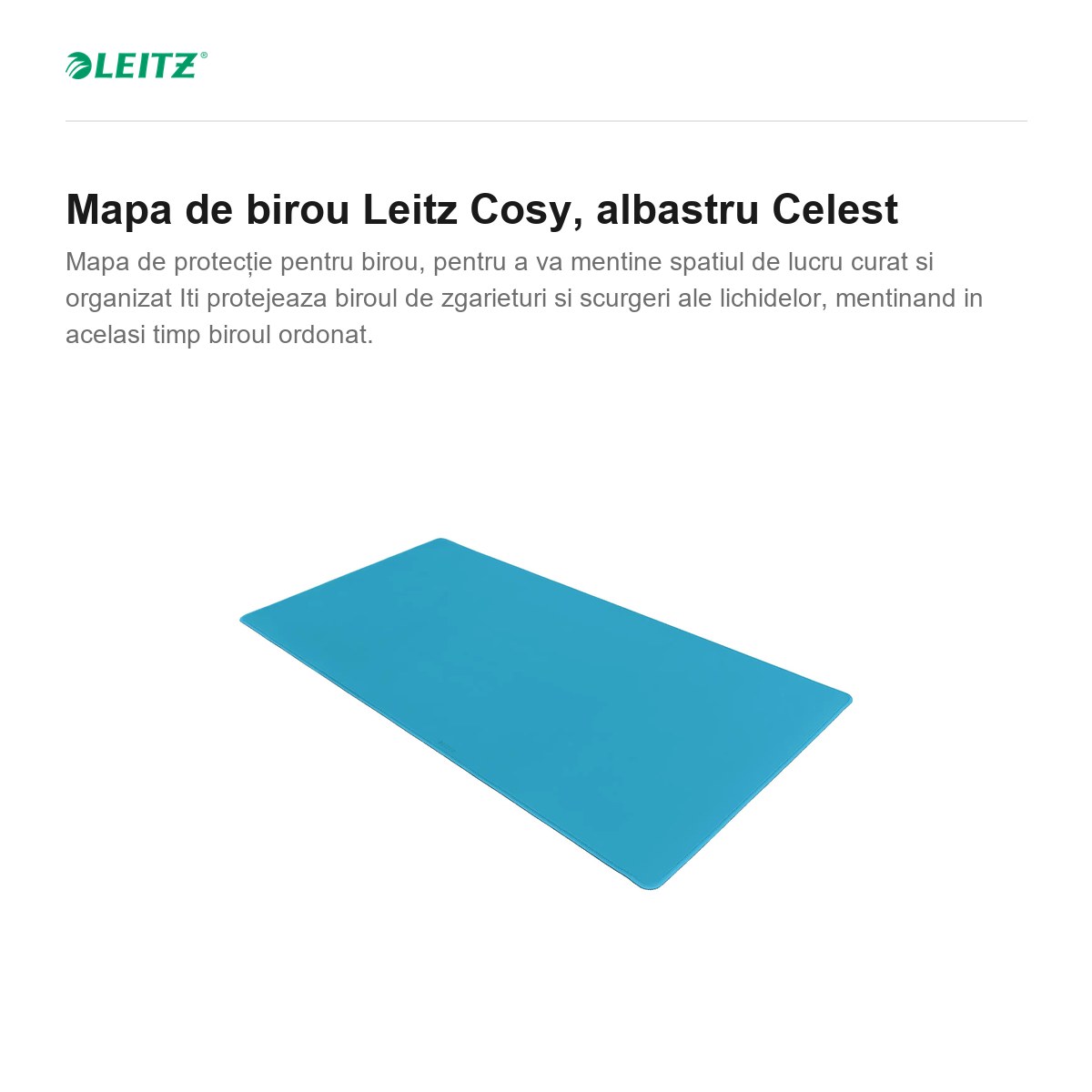 Mapa de birou Leitz Cosy, albastru Celest [2]