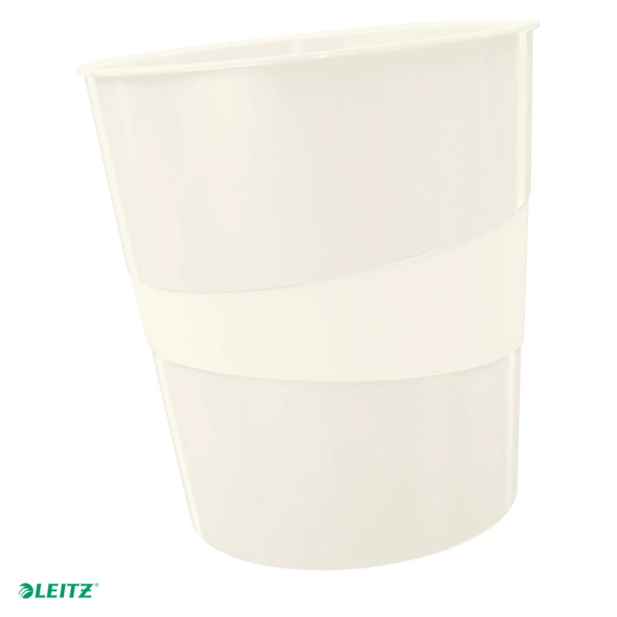 Accesorii birou - Cos hartii Leitz WOW, capacitate 15 litri, alb