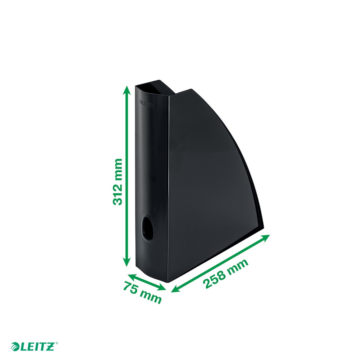 Suport documente plastic Leitz Recycle, negru [5]