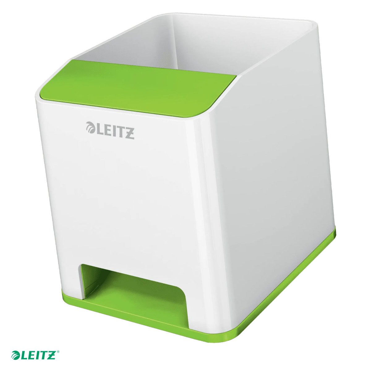 Accesorii birou - Suport instrumente de scris Leitz WOW cu amplificare sunet, culori duale, verde