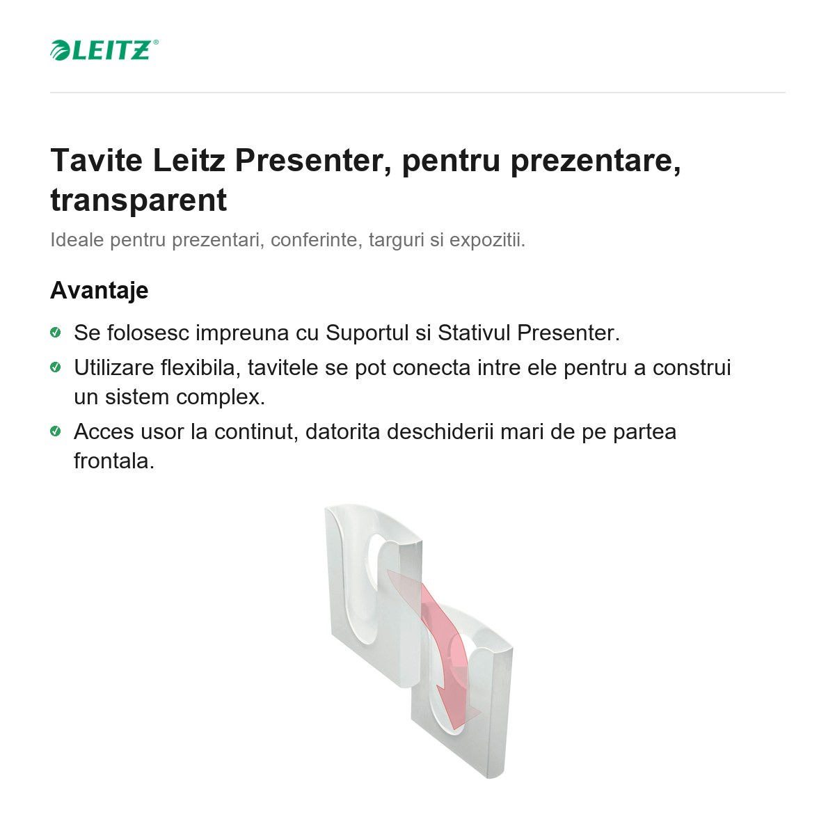 Tavite Leitz Presenter, pentru prezentare, transparent [2]
