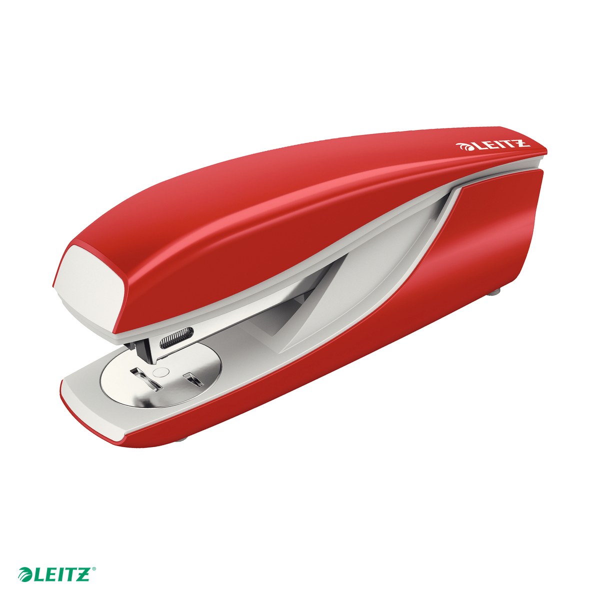 Tehnica de birou - Capsator metalic Leitz 5502 NeXXt Series, capsare 30 coli, 200 capse P3 incluse, rosu