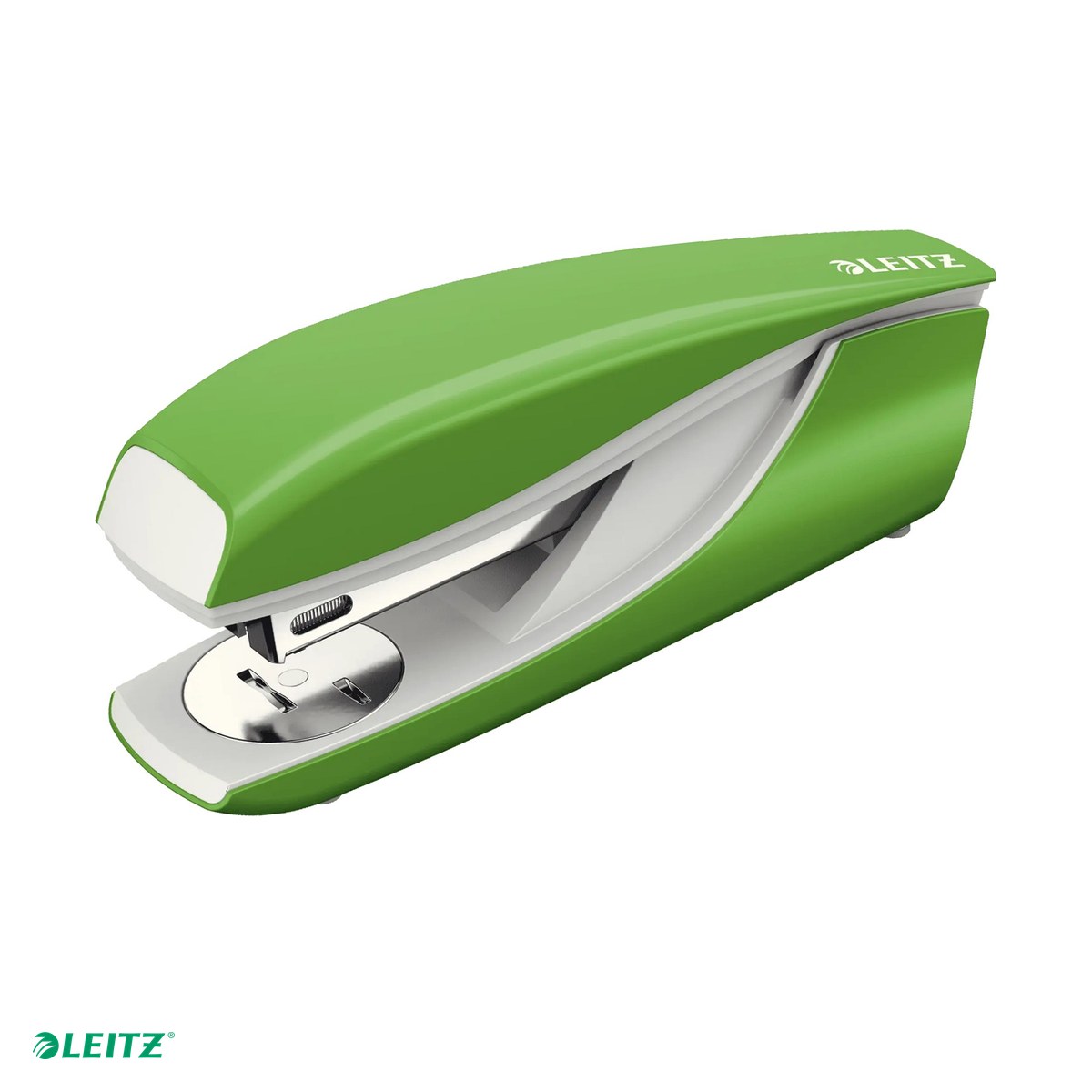 Tehnica de birou - Capsator metalic Leitz 5502 NeXXt Series, capsare 30 coli, 200 capse P3 incluse, verde deschis