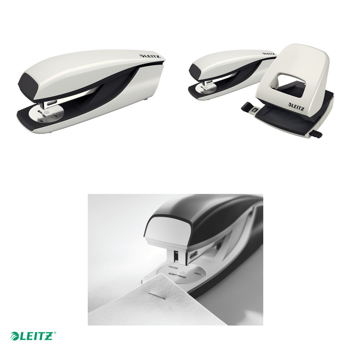 Capsator metalic Leitz 5502 NeXXt Series, capsare 30 coli, 200 capse P3 incluse, gri [4]