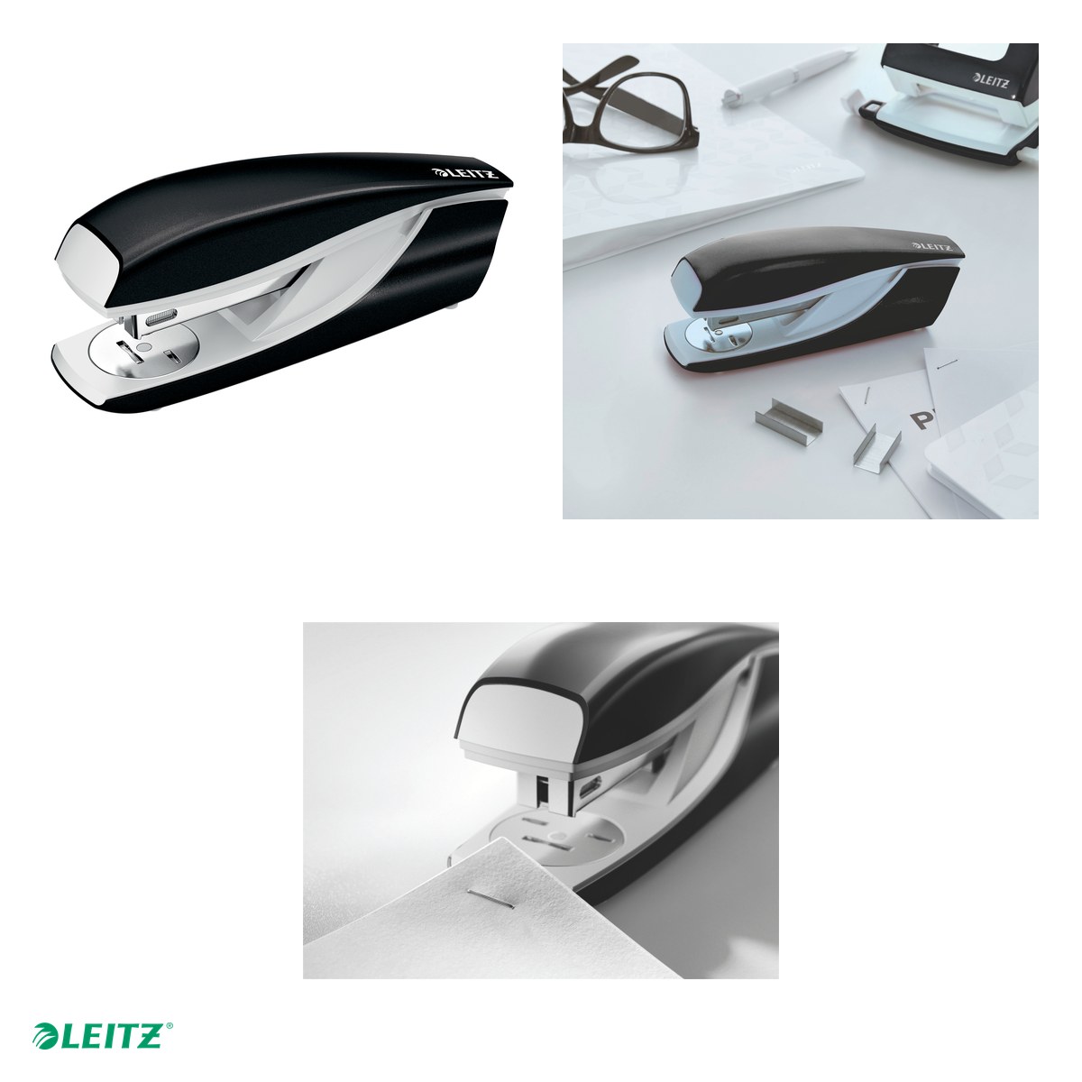 Capsator metalic Leitz WOW 5502 NeXXt Series, capsare 30 coli, 200 capse P3 incluse, negru [4]